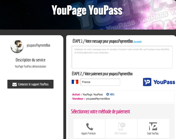 Outils Business Youpass pour vous permettre de récupérer votre forfait