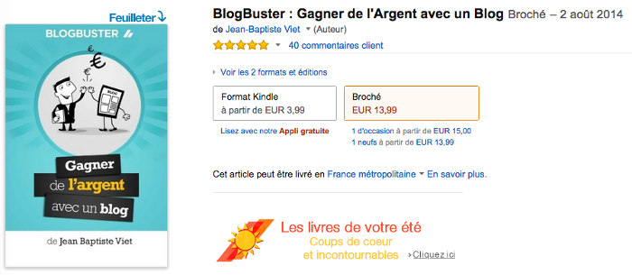 Blogbuster sur Amazon