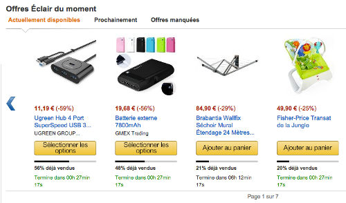 faire des economies avec les offres eclair amazon