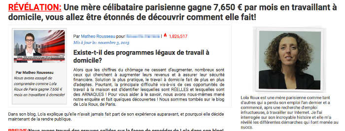 Deuxième exemple d'une mére célibataire vraiment chanceuse. 7650 euros par mois. Moi aussi je veux savoir comment ;-)