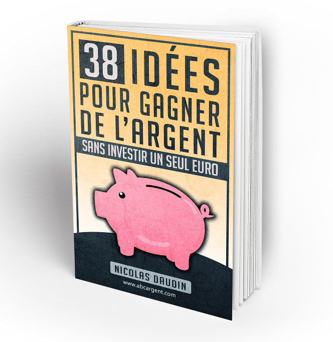 Ebook 38 idées pour gagner de l'argent sans investir un seul euro couverture 3d