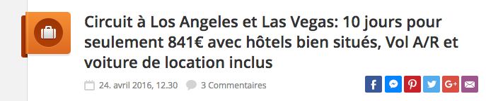 Voyager moins cher