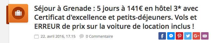 Voyager moins cher