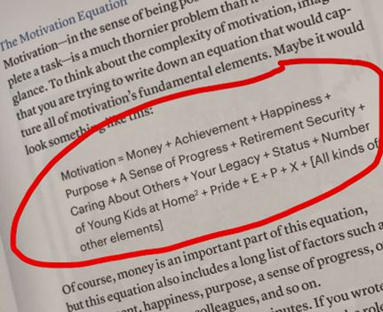 l'équation de la motivation dans l'indépendance financière
