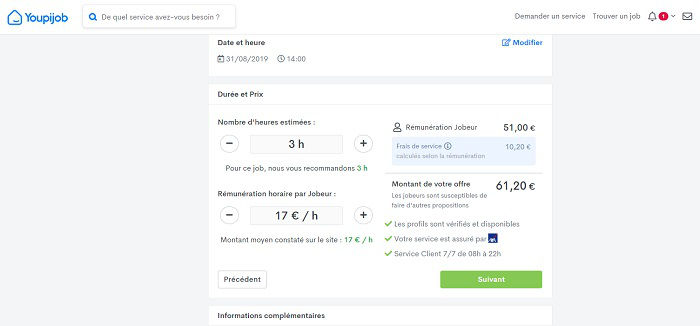 site de jobbing Youpijob offre