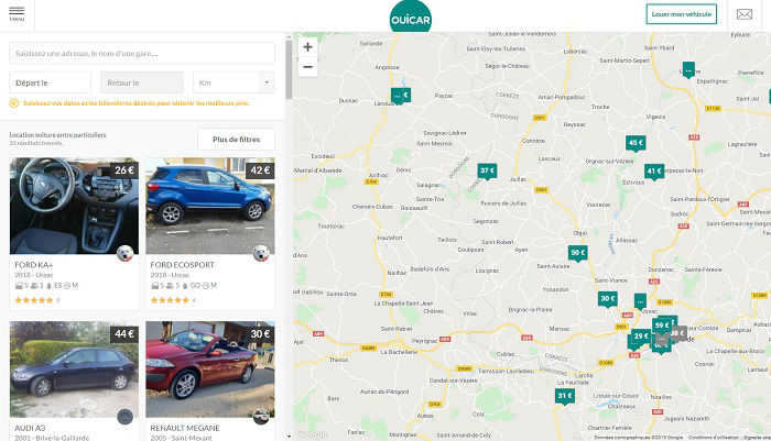 autopartage ouicar